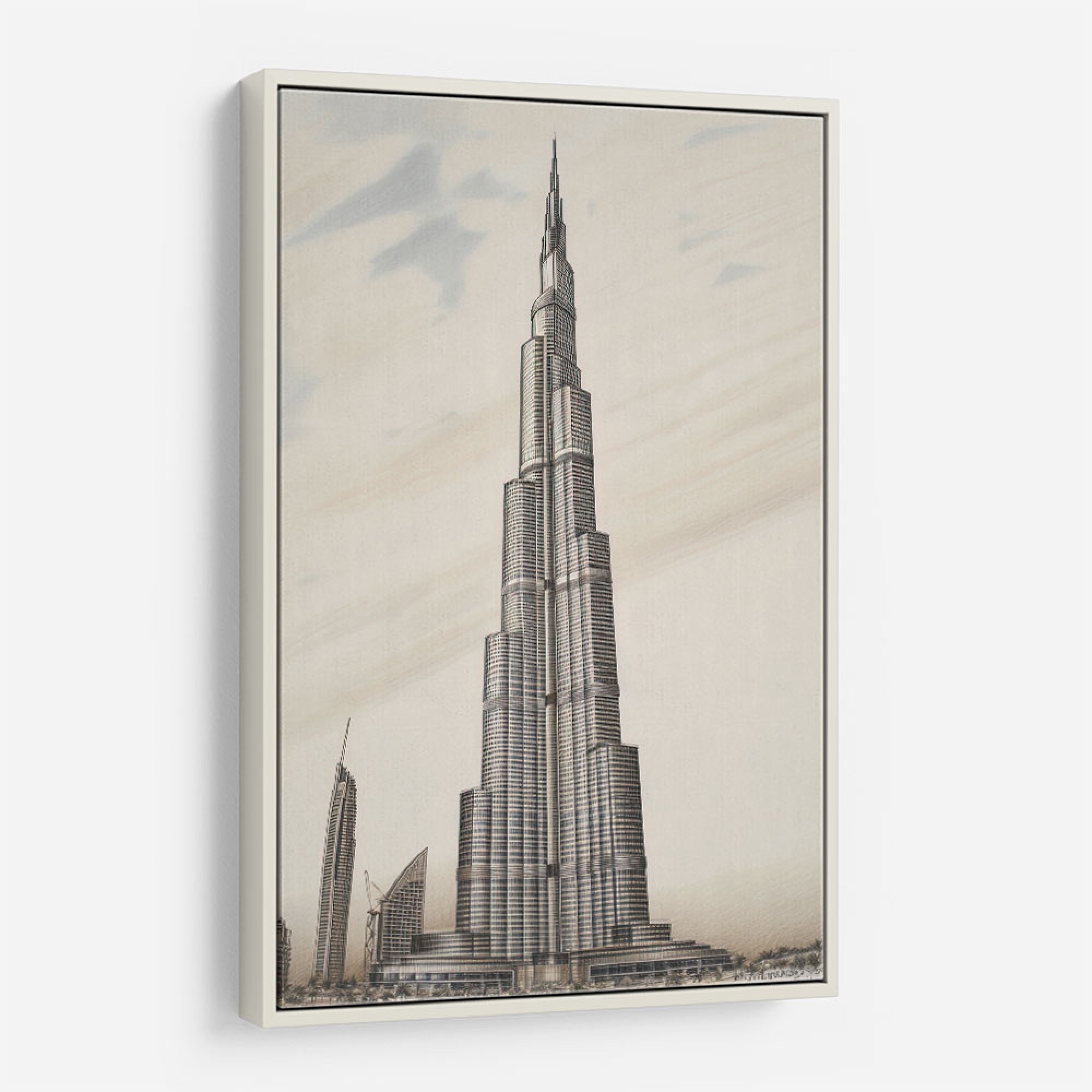 World's tallest building Burj Khalifa in Dubai UAE Photograph by Ujjwal